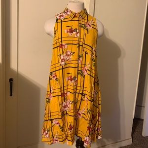 J for Justify Yellow Sleeveless Dress